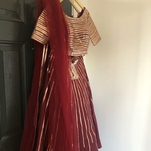 Brand new never worn maroon lehenga